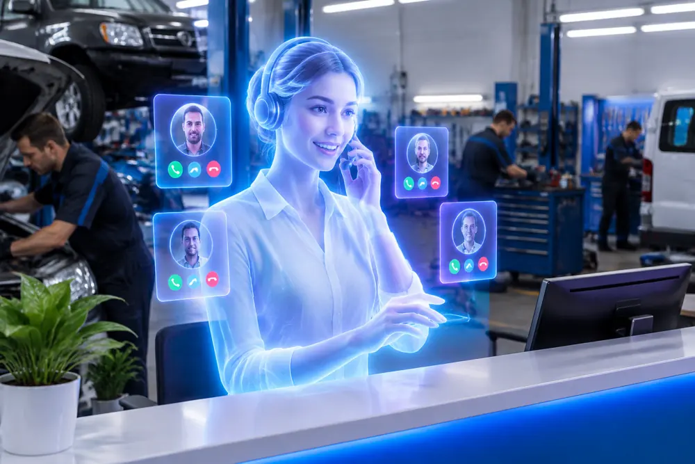 SAM digital receptionist answering calls for a New Zealand auto electricians business