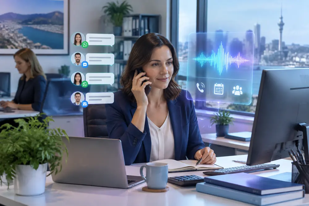 Bookkeepers workflow coordinated across channels