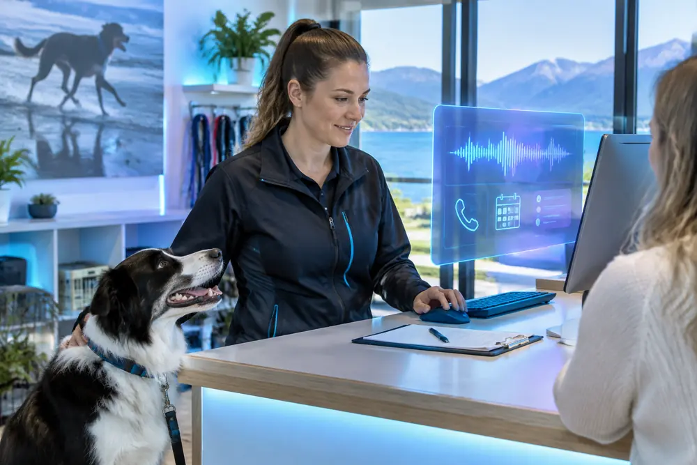 Dog trainers booking and follow-up in progress
