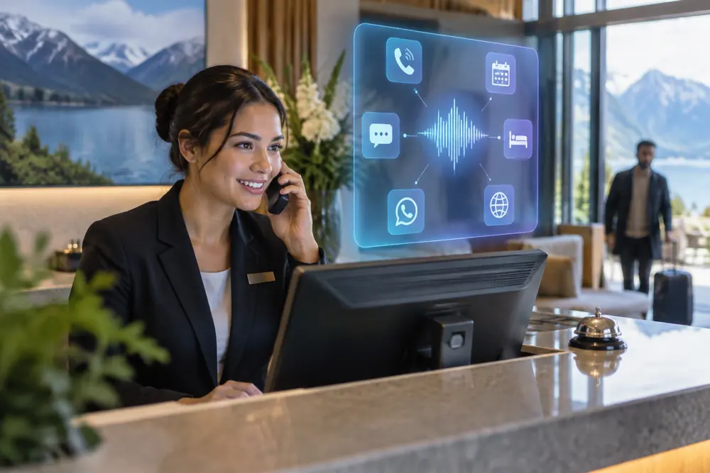 Hotels / motels workflow coordinated across channels