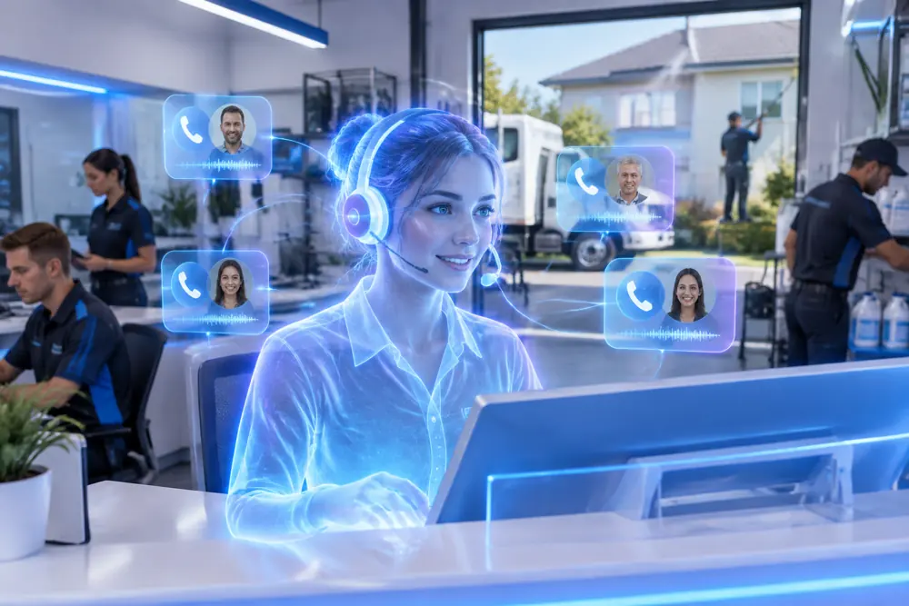 SAM digital receptionist answering calls for a New Zealand house washing / soft washing business