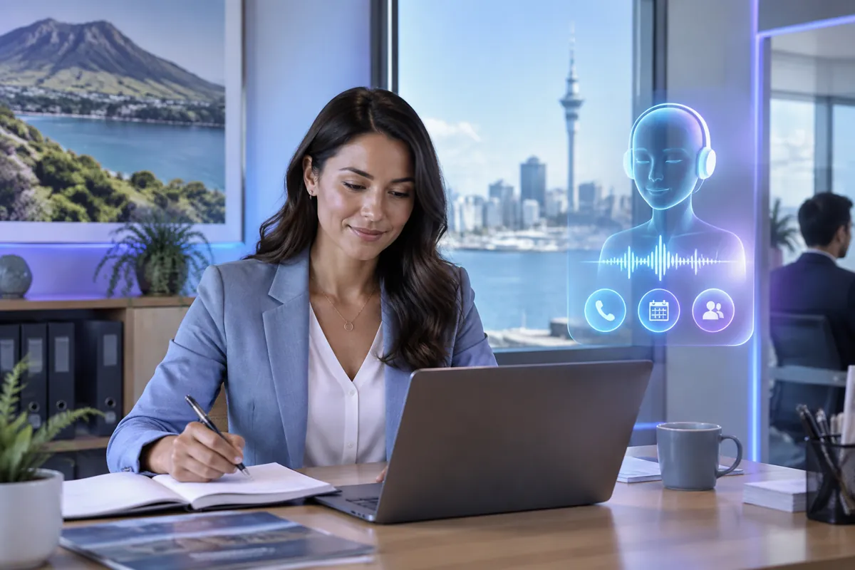 Immigration advisers team at work while AIIT Voice AI answers customer calls