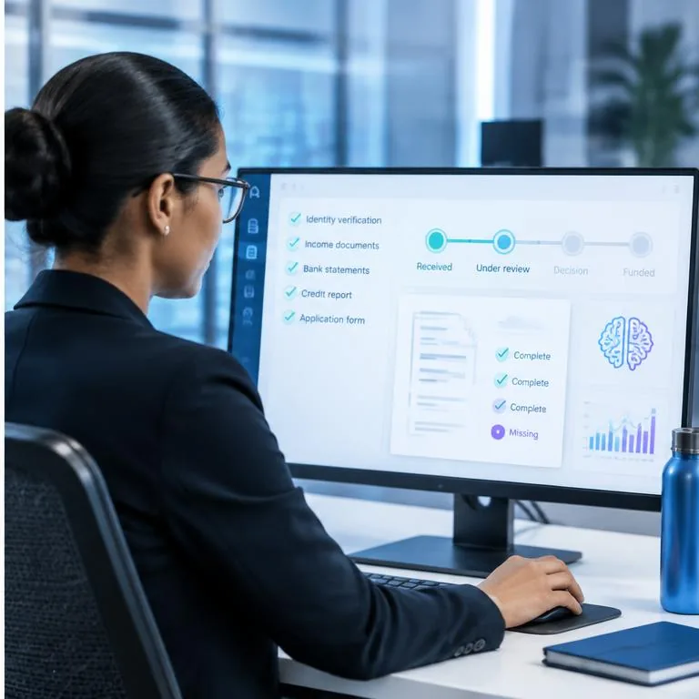 Lending operations technology supporting a connected enterprise workflow
