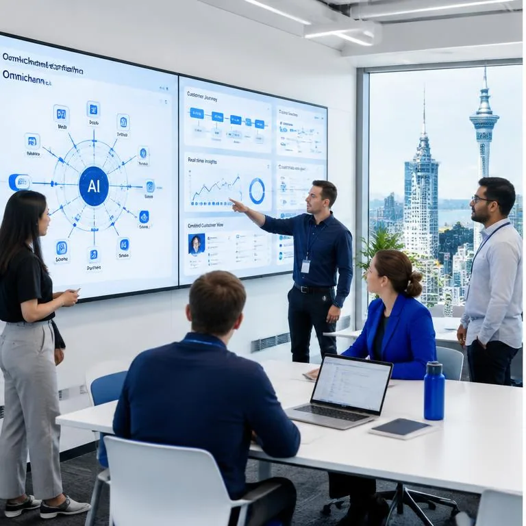 AIIT PLATFORM specialists working together in a bright corporate environment