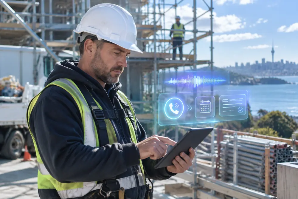 Scaffolding companies booking and follow-up in progress
