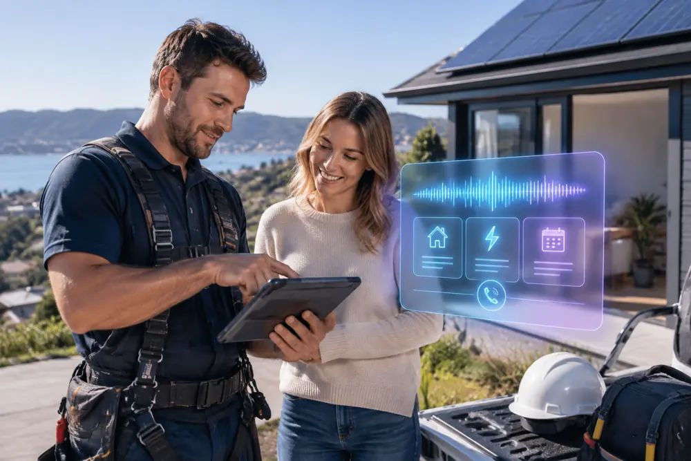 Solar installers booking and follow-up in progress