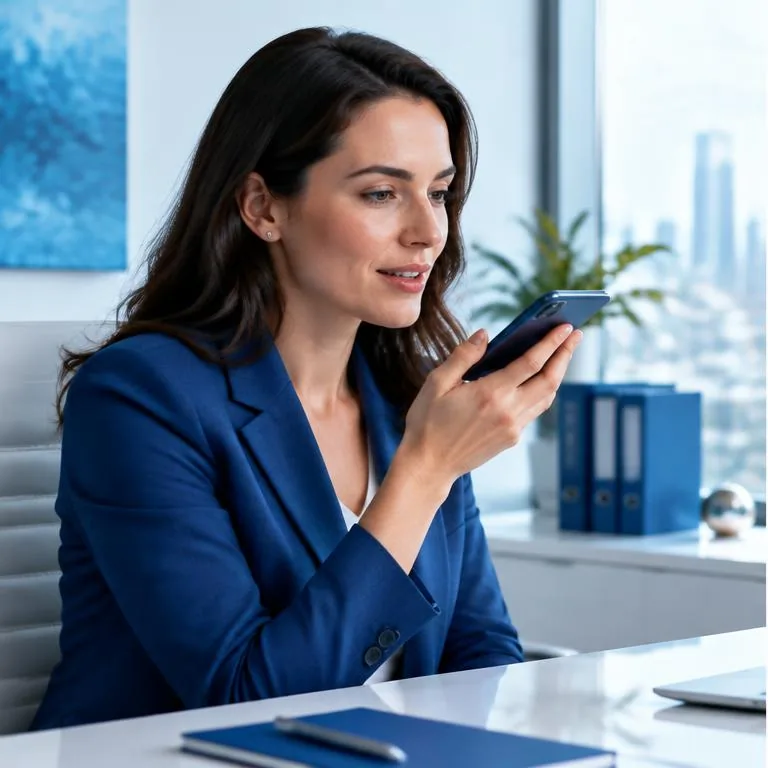 Voice Authentication specialists working together in a bright corporate environment